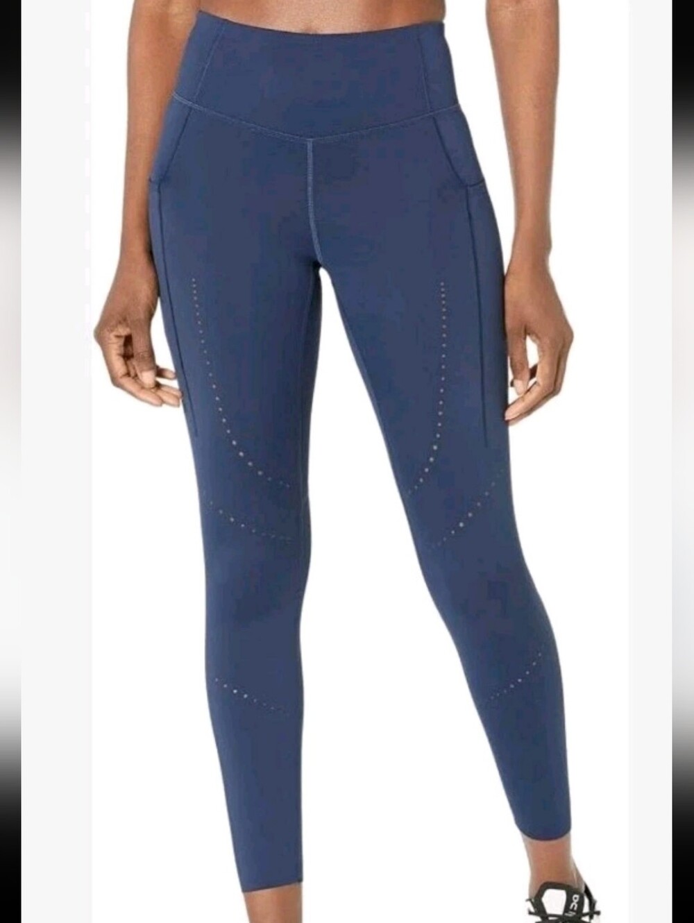 LULULEMON Athletica Blue Reveal Tight vent Leggings Sz 6
